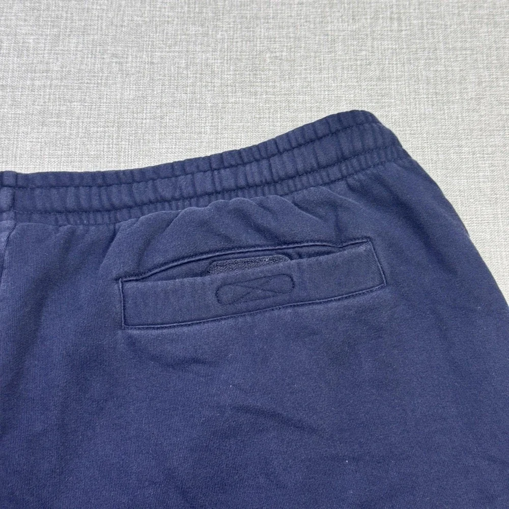 Lacoste Sport‎ Fleece Shorts Mens 2XL Blue Athletic Drawstring Pockets 7 Inseam